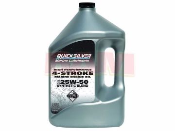 Show details for Mercury-Mercruiser 92-8M0053664 Hi Performance 25W50 Synthetic Blend Oil 92-8M0053664 Quicksilver Hi Performance 25W40 Synthetic Blend Oil