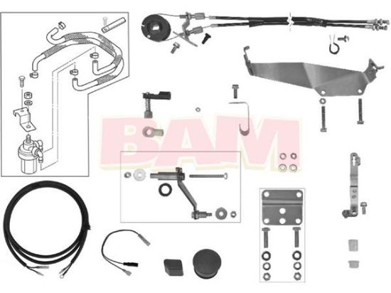 Picture of Mercury-Mariner 8M0062241 Outboard Mechanical Remote Control Conversion Kit