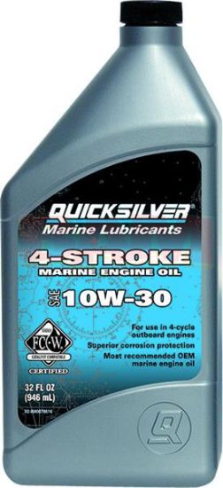 Picture of Mercury-Mercruiser 92-8M0078616 10W-30 FCW Marine Oil 1 Qt.