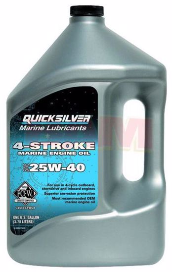 Mercury Quicksilver 92-8M0078620 25W40 4 Stroke Marine Engine Oil