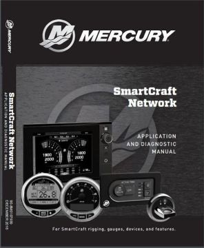 Mercury 90-8M0107939 SmartCraft network application diagnostics Gauges Components Factory Service Manual for sale buy Mercury-Mercruiser 90-8M0107939 SmartCraft Gauges Components Factory Service Manual