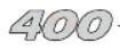 Picture of Mercury Outboard 37-8M0156650 400 Verado Decal Rear