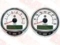 Smartcraft SC1000 85 mm glass lens white face tachometer speedometer gauges