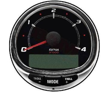 Show details for Mercury-Mercruiser 8M0135656 Tachometer Kit Black 4000 RPM Mercury-Mercruiser 8M0135656 SC1000 Tachometer Kit Black 4000 RPM for sale