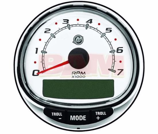 Mercury-Mercruiser 8M0135634 SmartCraft Tachometer Kit 7000 RPM White Face