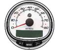 Mercury SmartCraft 79-8M0135627 SC1000 Speedometer 80 MPH White