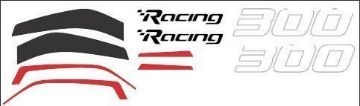 buy Mercury Racing 37-8M0145974 Decal Set Top Cowl 300R decals Mercury Racing 37-8M0145974 Decal Set Top Cowl 300R decals