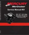 Mercury-Mercruiser 90-879288300 Service Manual 5.0L 5.7L 6.2L Emissions Controlled Engines