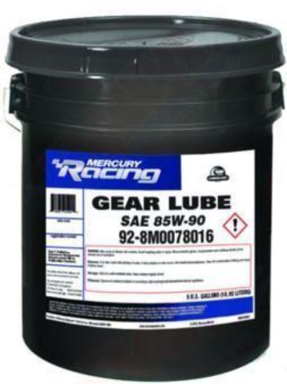 Mercury Racing Extreme Gear Lube SAE85W90 gear lube 5 gallon pail