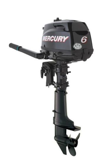 new fourstroke Mercury 6 HP tiller handle motor  for sale manual start