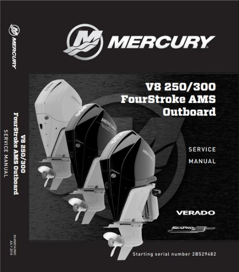 Mercury Outboard 90-8M0142590 4.6L V8 250/300 Verado | SeaPro Service Manual