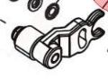 Picture of Mercury Outboard 858851A03 Throttle Roller and Lever Assembly