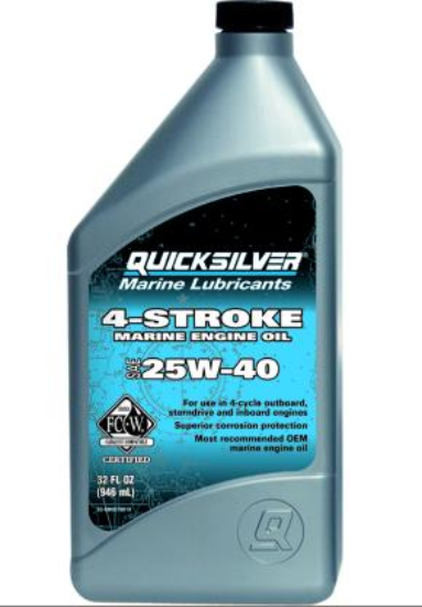 Picture of Quicksilver FCW Marine Oil 25W40 (choose your size)
