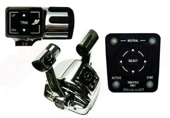 Picture of Mercury-Mercruiser 877775A15 DTS Control Triple Engine Chrome Shadow Mode
