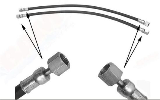 Picture of Mercury-Mercruiser 8M0167285 Hose Kit Power Steering Hydraulic Cylinder to Helm 6 Ft