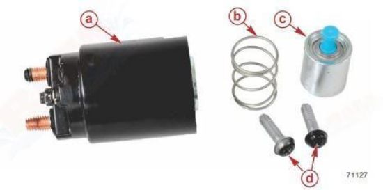 Picture of Mercury Outboard 89-8M0176025 Starter Solenoid Kit