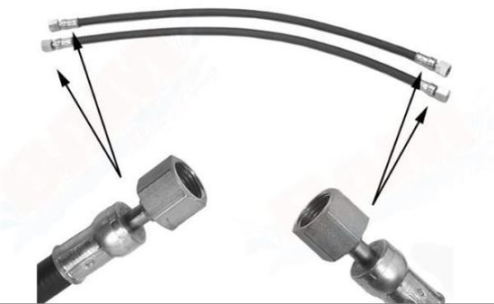 Picture of Mercury-Mercruiser 8M0167282 Power Steering Hydraulic Hose Kit 3 Feet