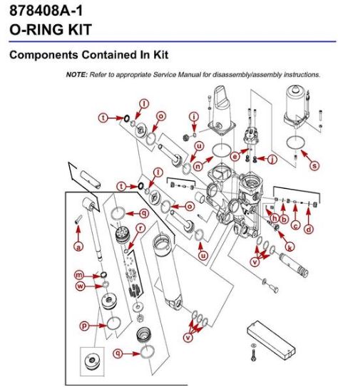 Picture of Mercury-Mercruiser 878408A1 Repair Kit Power Trim