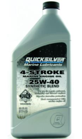 Picture of Quicksilver FCW Synthetic Blend Marine Oil 25W40 (choose your size)