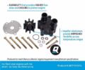 46-807151A14 Sea Water Pump Body Impeller Kit photo of contents