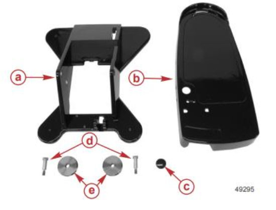 Picture of Mercury-Mercruiser M879320A1 Motorguide Plate Base Kit