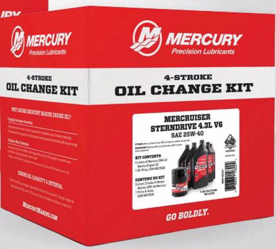 Picture of Mercury-Mercruiser 8M0182227 Oil Change Kit 4.3L V6 Inboard & Sterndrive
