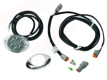 Show details for Mercury-Mercruiser 8M0109505 MP Alert Oval Light w Y Harness add light to MP Alert