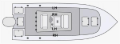 Picture of Mercury Outboard 8M0178539 Side Mount Control w Trim LH 15 Ft 14 Pin