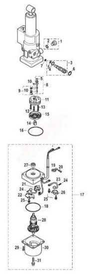 Mercury Outboard 8M0134507 Power Trim Tilt Assembly