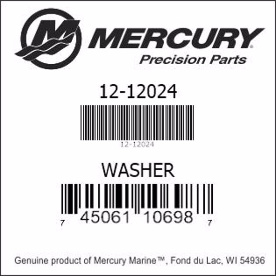Bar codes for Mercury Marine part number 12-12024