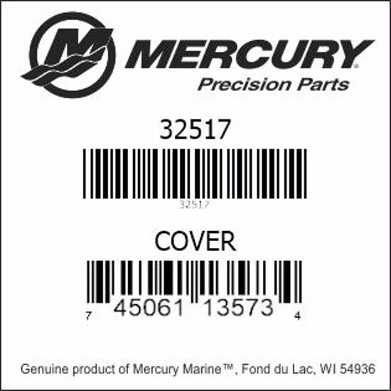 Bar codes for Mercury Marine part number 32517