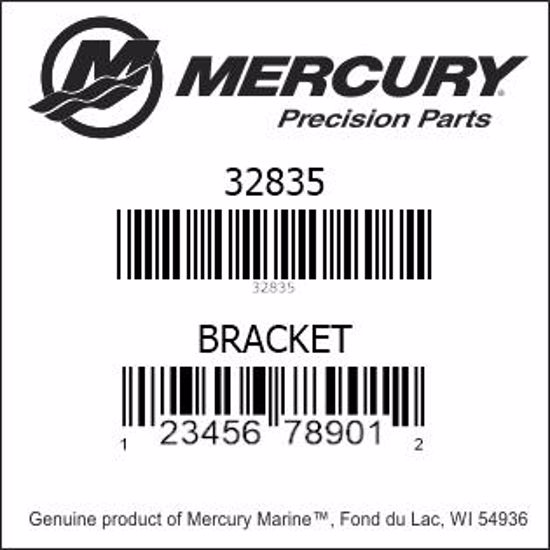 Bar codes for Mercury Marine part number 32835