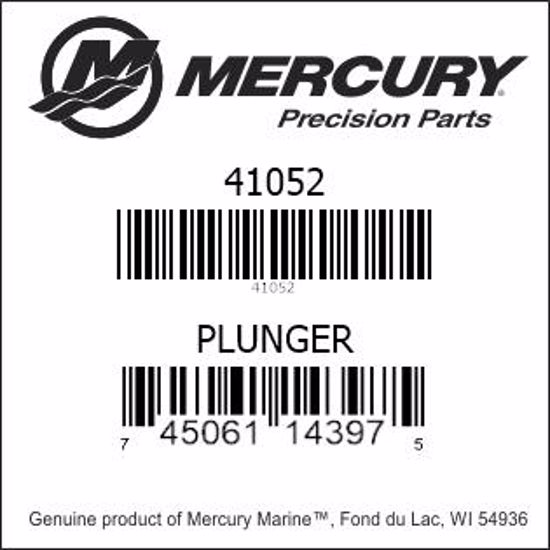 Bar codes for Mercury Marine part number 41052