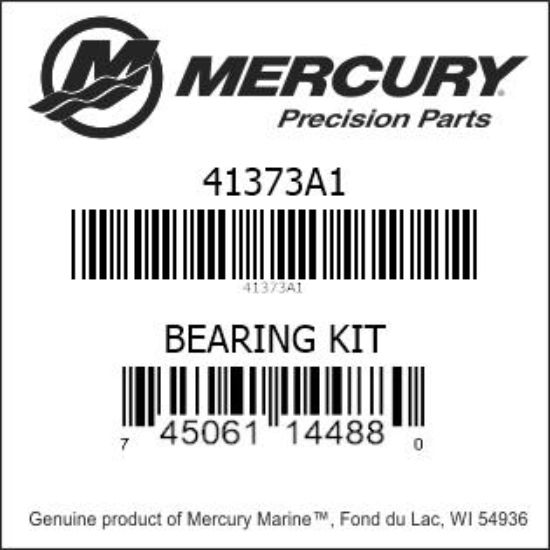 Bar codes for Mercury Marine part number 41373A1