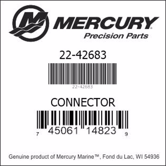 Bar codes for Mercury Marine part number 22-42683