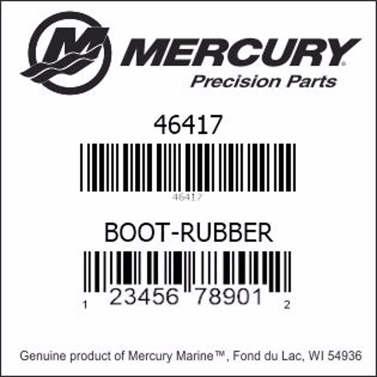Bar codes for Mercury Marine part number 46417