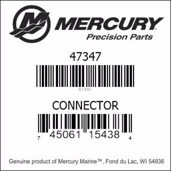 Bar codes for Mercury Marine part number 47347