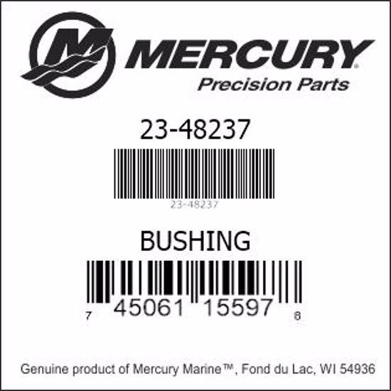 Bar codes for Mercury Marine part number 23-48237