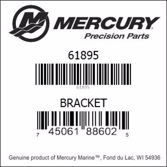 Bar codes for Mercury Marine part number 61895