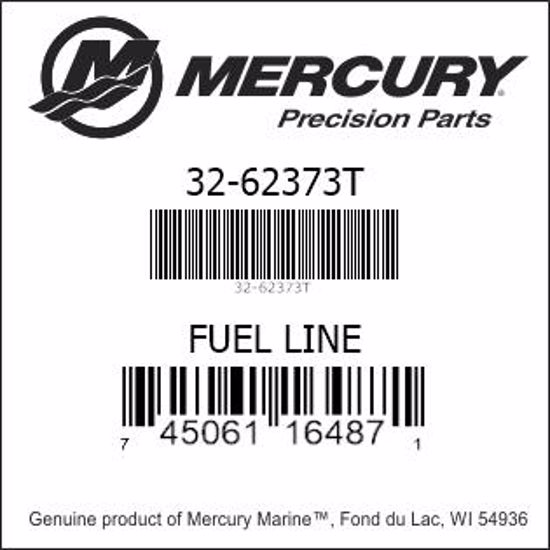 Bar codes for Mercury Marine part number 32-62373T