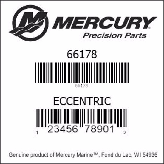 Bar codes for Mercury Marine part number 66178