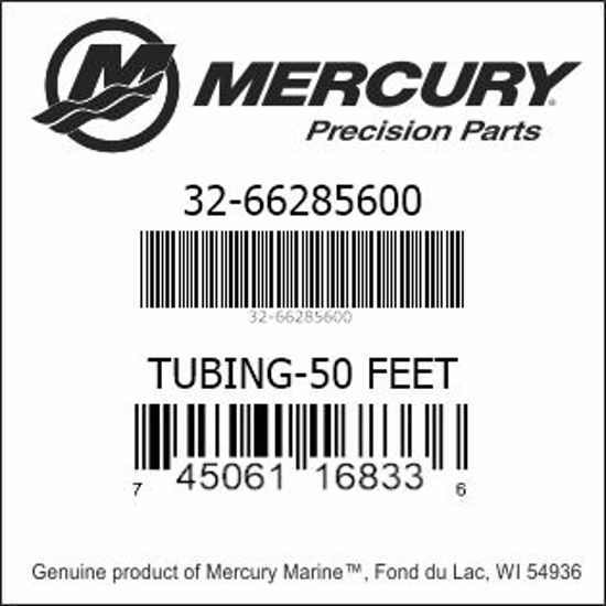 Bar codes for Mercury Marine part number 32-66285600