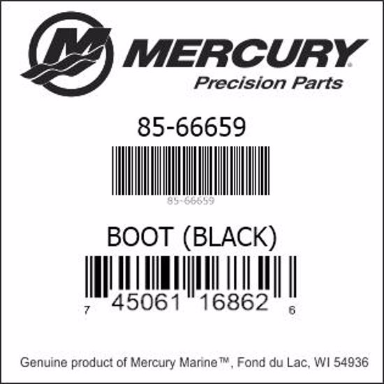 Bar codes for Mercury Marine part number 85-66659