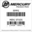 Mercury Marine part number 68441 MERC STUDS Bar codes for Mercury Marine part number 68441