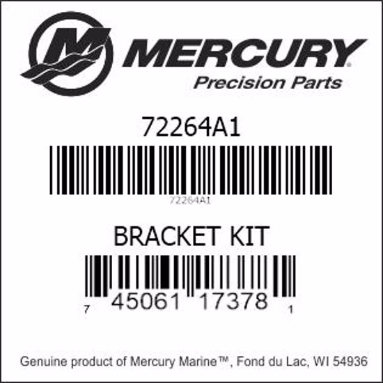 Bar codes for Mercury Marine part number 72264A1
