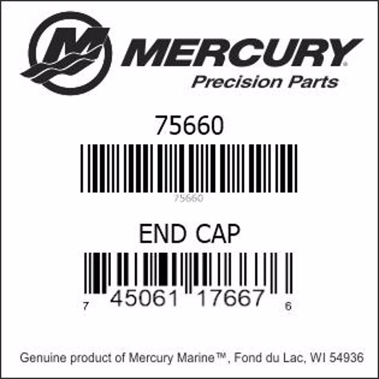 Bar codes for Mercury Marine part number 75660