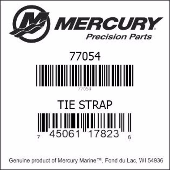 Bar codes for Mercury Marine part number 77054