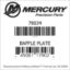 Mercury Marine part number 78034 BAFFLE PLATE Bar codes for Mercury Marine part number 78034