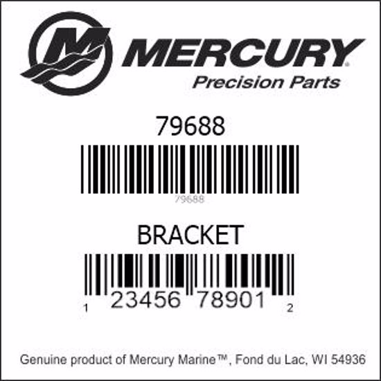 Bar codes for Mercury Marine part number 79688