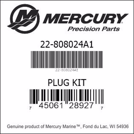 Bar codes for Mercury Marine part number 22-808024A1